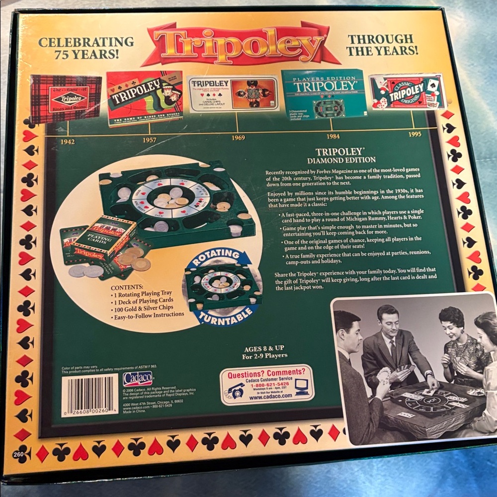 Tripoley Diamond Edition Card Game - Picture 2 of 4